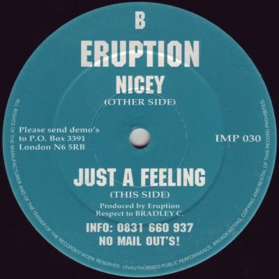 ERUPTION - Nicey / Just A Feeling