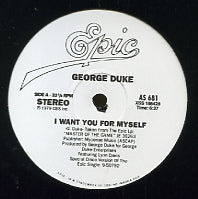 GEORGE DUKE - I Want You For Myself