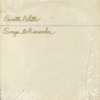 SCRITTI POLITTI - Songs To Remember