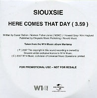 SIOUXSIE - Here Comes That Day