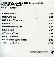 NICK CAVE AND THE BAD SEEDS - Nocturama