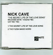 NICK CAVE - The Secret Life Of The Love Song