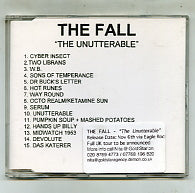 THE FALL - The Unutterable
