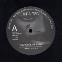 THE G MAN - You Give Me Signs