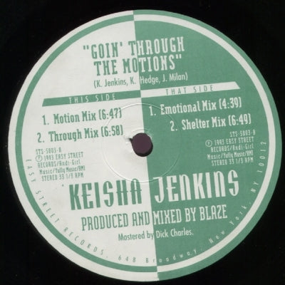 KEISHA JENKINS - Goin' Through The Motions