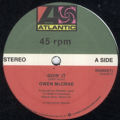 GWEN MCCRAE - Doin It / 90% Of Me