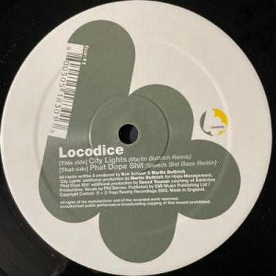 LOCO DICE - City Lights / Phat Dope Shit (Remixes)