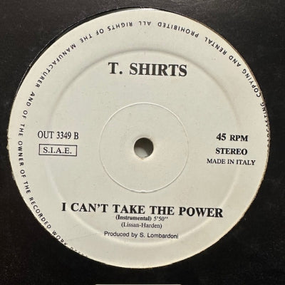 T.SHIRTS - I Can't Take The Power