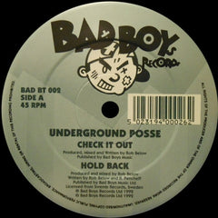 UNDERGROUND POSSE  - Straight Up House / I Cant Stop / Check It Out / Hold Back
