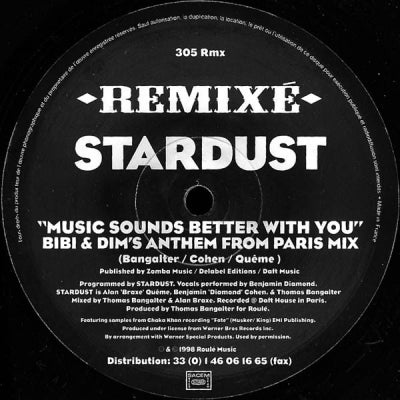 STARDUST - Music Sounds Better With You