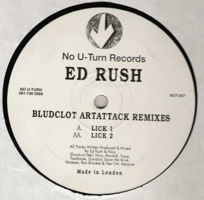 ED RUSH - Bludclot Artattack (Remixes)