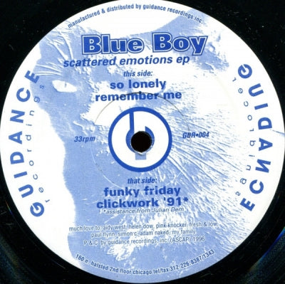 BLUEBOY - Scattered Emotions E.P. feat: Remember Me