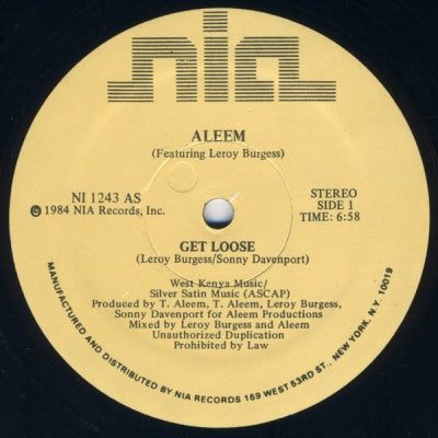 ALEEM - Get Loose
