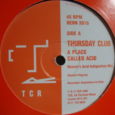 THURSDAY CLUB - A Place Called Acid / Westway