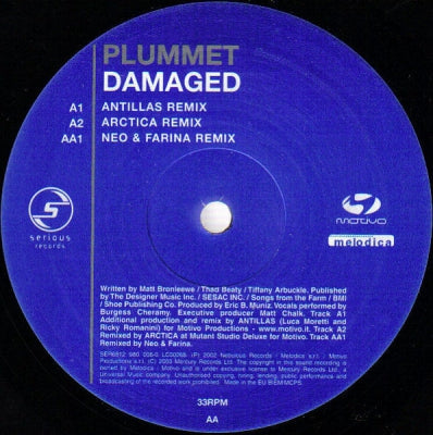 PLUMMET - Damaged