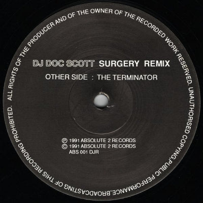 DJ DOC SCOTT - Surgery (Remix) / The Terminator