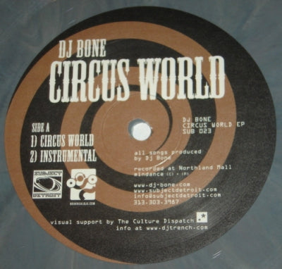 DJ BONE - Circus World EP