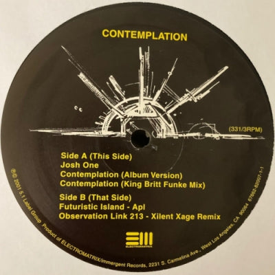 JOSH ONE - Contemplation