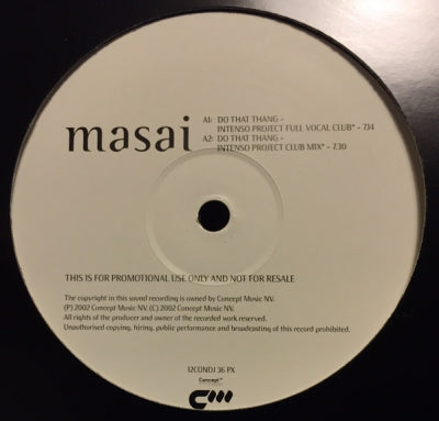 MASAI - Do That Thang