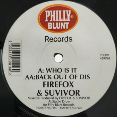 FIREFOX & SUVIVOR - Who Is It / Back Out Of Dis