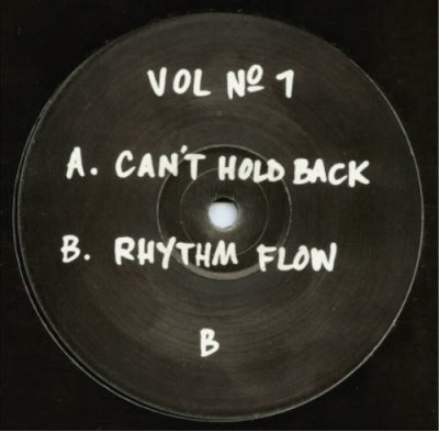 DJ FLAVOURS - Vol No 1 Can't Hold Back / Rhythm Flow