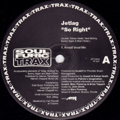 JETLAG - So Right