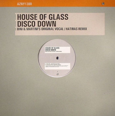 HOUSE OF GLASS - Disco Down