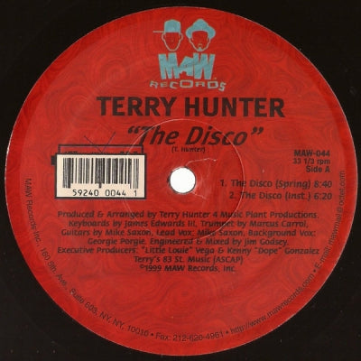 TERRY HUNTER - The Disco / Sweet Music