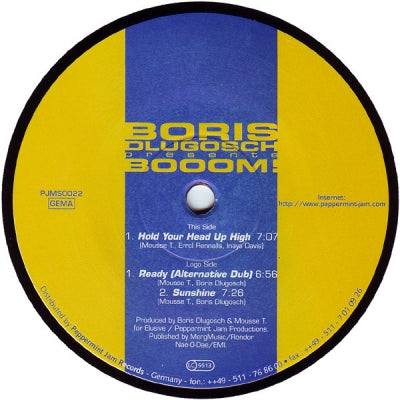 BORIS DLUGOSH PRESENTS BOOOM - Hold Your Head Up High / Ready / Sunshine