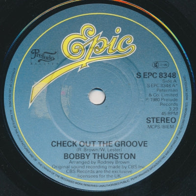 BOBBY THURSTON - Check Out The Groove / Sittin In The Park