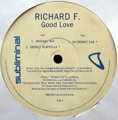 RICHARD F - Good Love