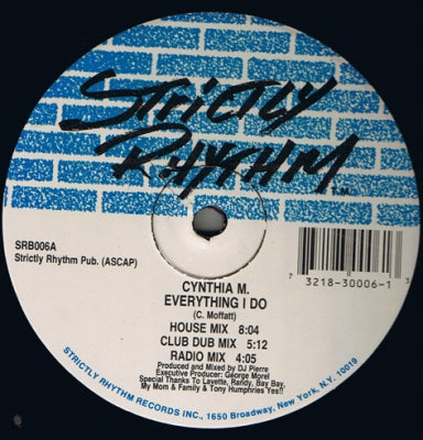 CYNTHIA M - Everything I Do