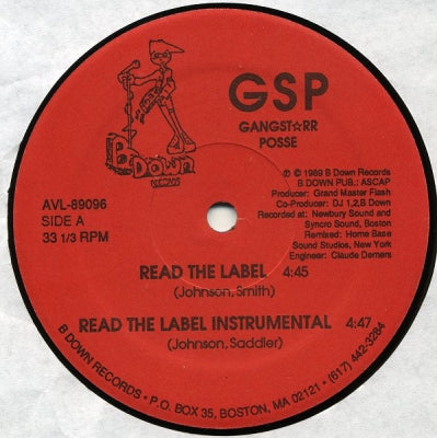 GSP (GANGST✩RR POSSE) - Read The Label / Swinga