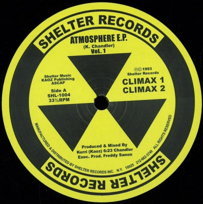 KERRI CHANDLER - Atmosphere E.P. Vol 1