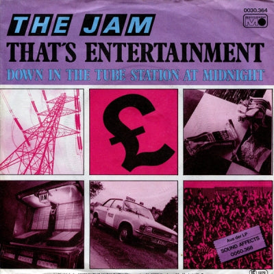 THE JAM - That's Entertainment / Down In The Tube Station At Midnight