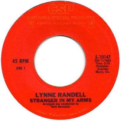 LYNNE RANDELL - Stranger In My Arms / Ciao Baby