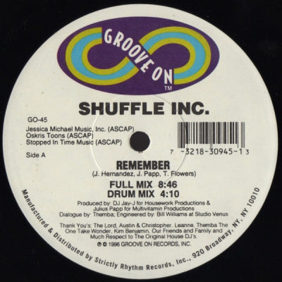 SHUFFLE INC - Remember