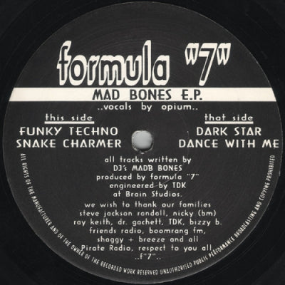 FORMULA "7" - Mad Bones E.P.