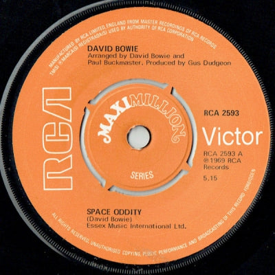 DAVID BOWIE - Space Oddity / Changes / Velvet Goldmine