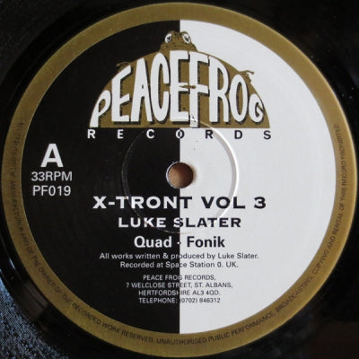 LUKE SLATER - X-Tront Vol 3