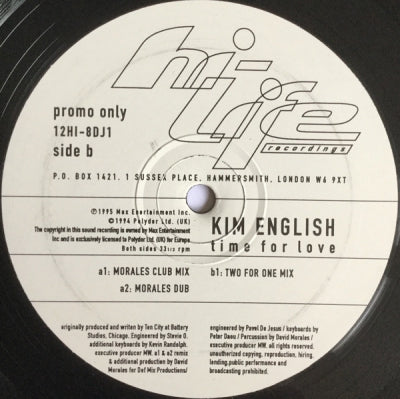 KIM ENGLISH - Time For Love