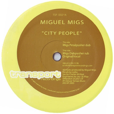 MIGUEL MIGS - City People