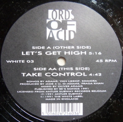 LORDS OF ACID - Let's Get High / Take Control