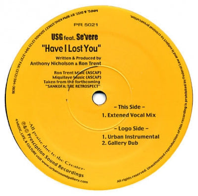 USG FEAT SE'VERE - Have I Lost You