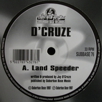 D'CRUZE - Land Speeder / Find My Way