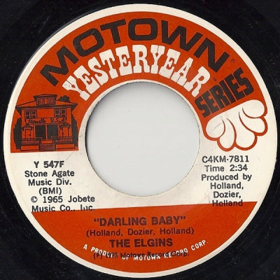 THE ELGINS - Darling Baby / Heaven Must Have Sent You