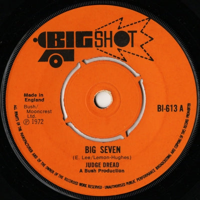 JUDGE DREAD - Big Seven / Dread