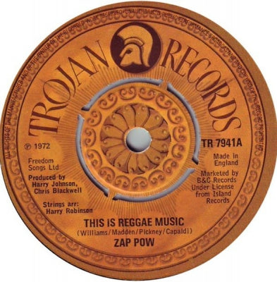 ZAP POW - This Is Reggae Music / Break Down The Barriers
