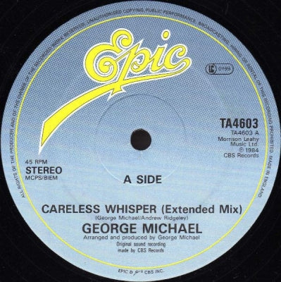 GEORGE MICHAEL - Careless Whisper