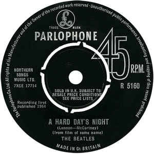 THE BEATLES - A Hard Day's Night